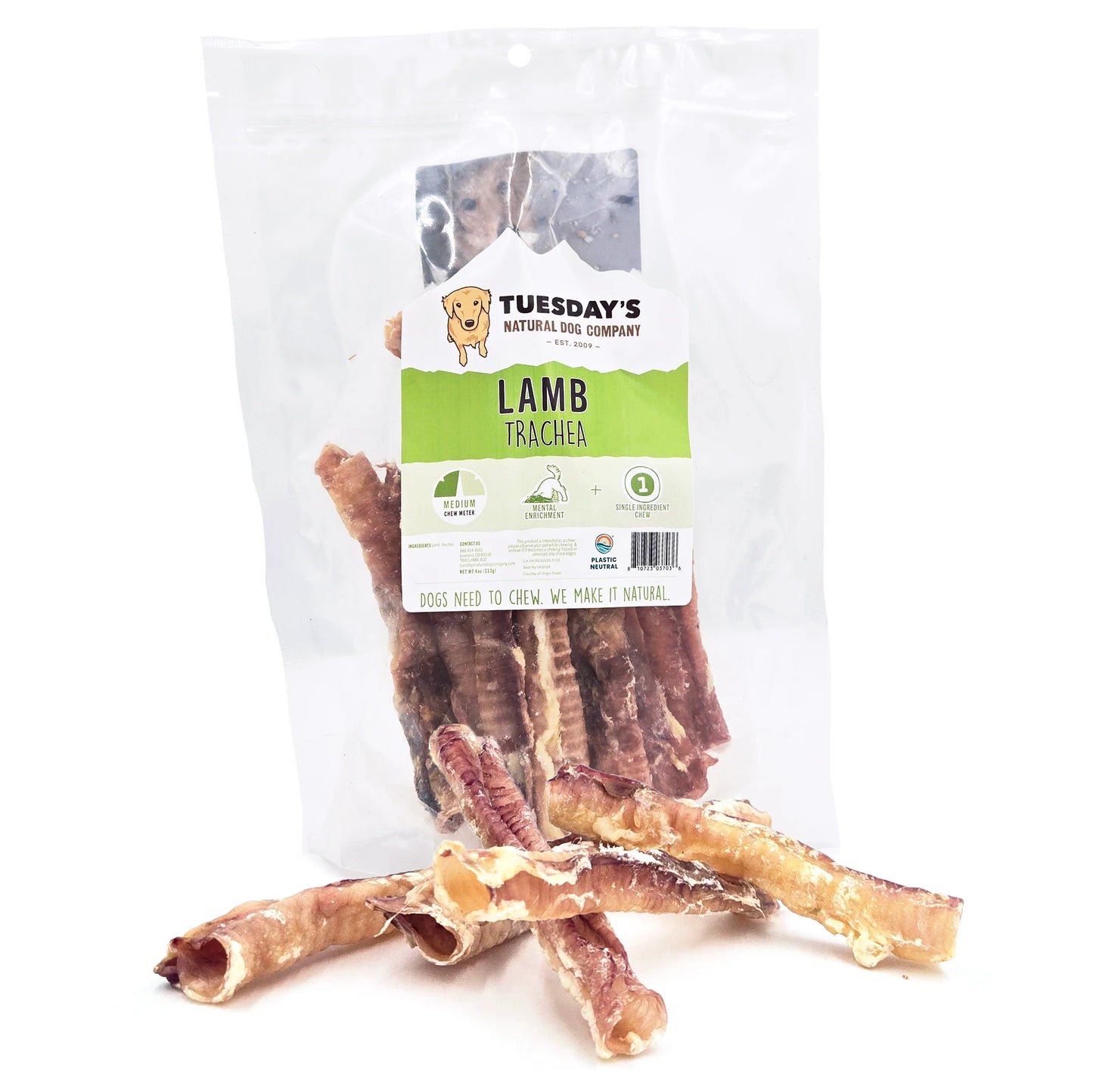 TND Lamb Trachea 4 oz