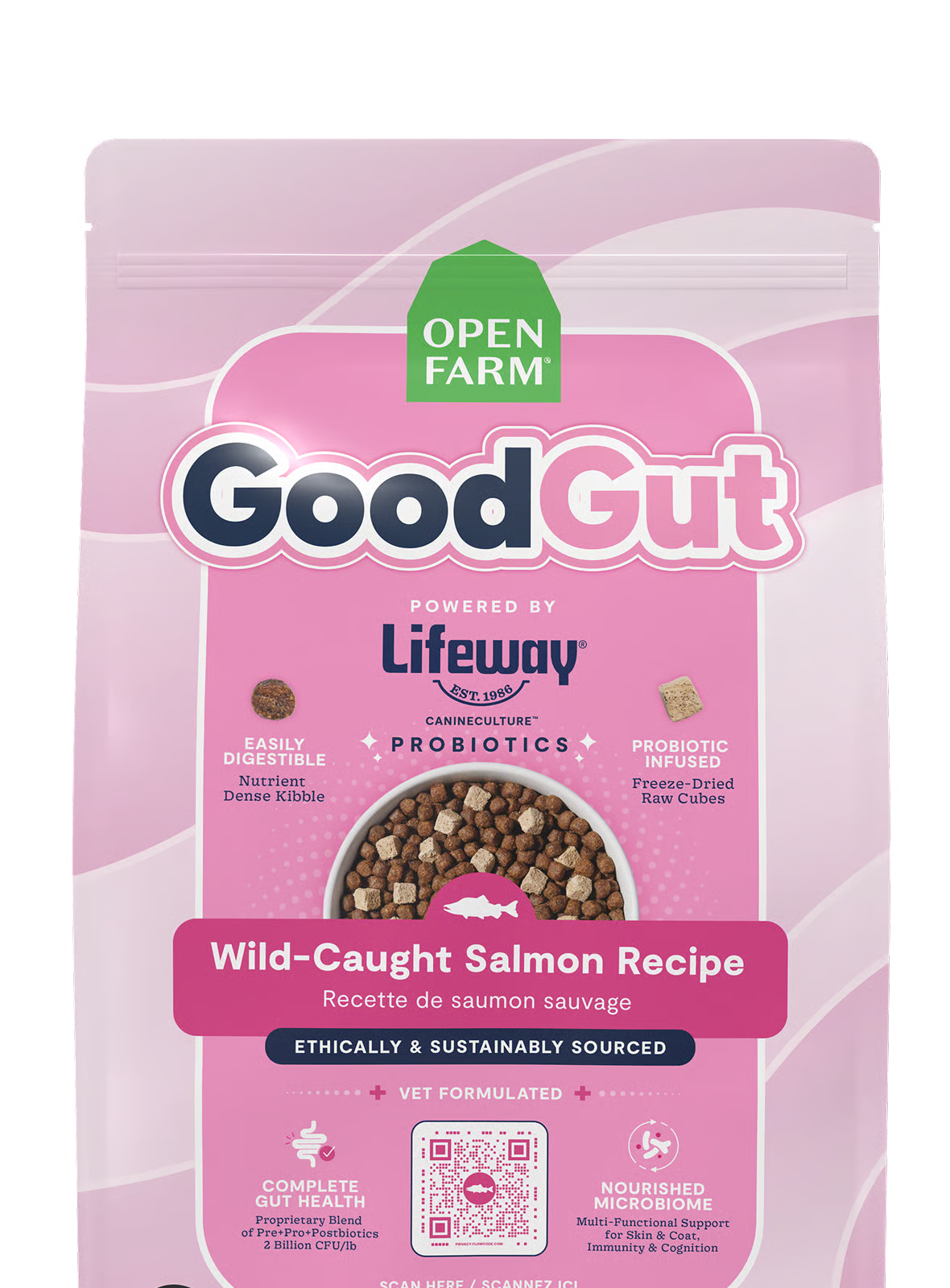 Open Farm Dog Dry GoodGut Wild Salmon 3.5 lb.