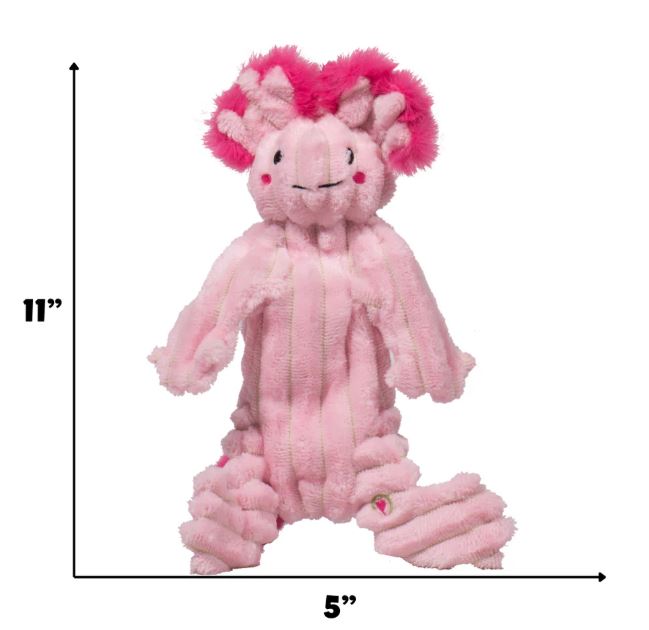 HH Dog Toy Rope X-Brace Axolotl Small