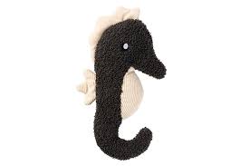 Fuzzyard Life Toy Slate Grey Seahorse