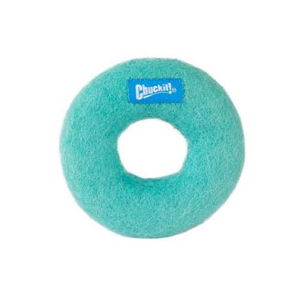 Chuck It Dog Toy Wool-Ee Ring Blue Medium