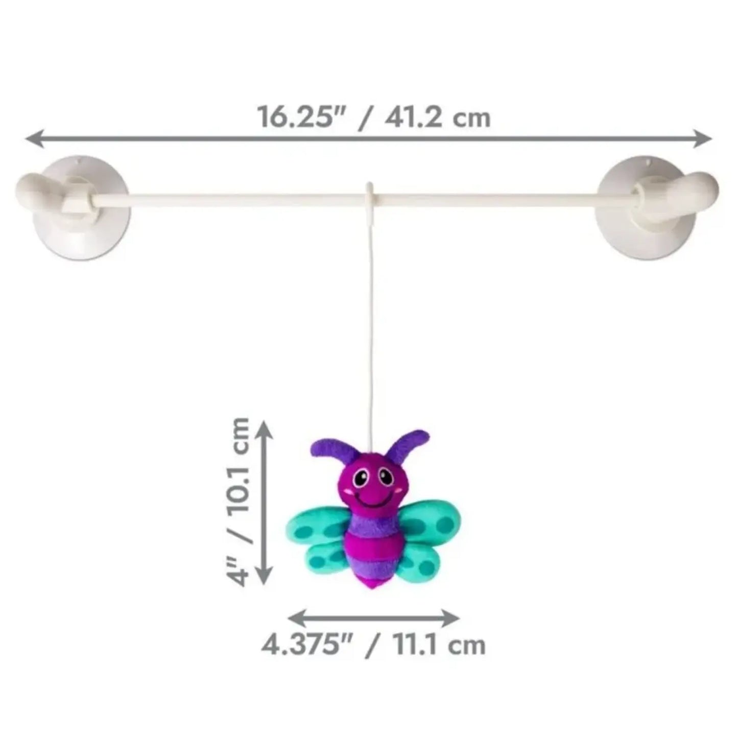 Kong Connects Glow Firefly Cat Toy Purple
