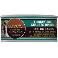Dave's GF Cat Turkey & Giblets 5.5 oz.