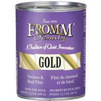 Fromm Gold Dog Can Venison & Beef Pate 12.2 oz.
