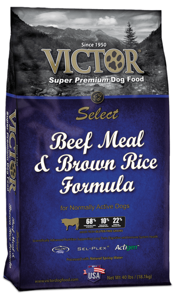 Victor Select Beef Meal & Brown Rice 40 lb.