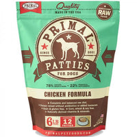 Primal Dog Patties Chicken 6 lb.