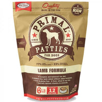Primal Dog Patties Lamb 6 lb.