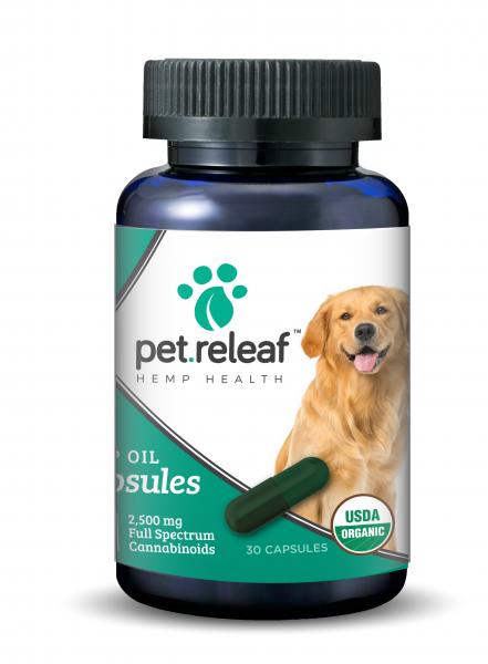 Pet Releaf CBD Oil Capsules 450 mg