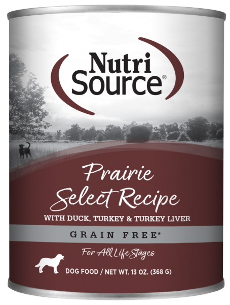 Nutrisource Dog Can Prairie Select 13 oz.