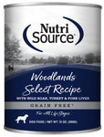 Nutrisource Dog Can Woodlands Select 13 oz.