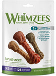 Whimzees Dental Chew Toothbrush XS 48 pc. Value Bag