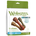 Whimzees Dental Chew Toothbrush Small 24 pc. Value Bag