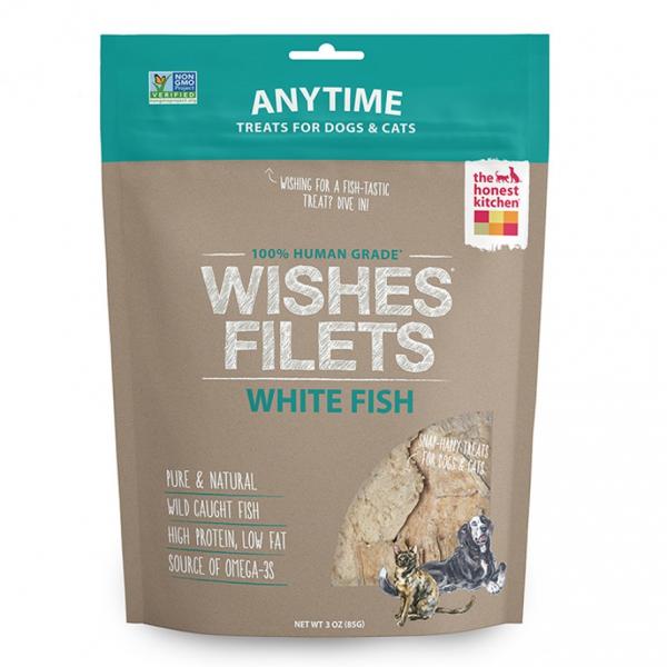 The Honest Kitchen Wishes Whitefish Dog Treat 3 oz.