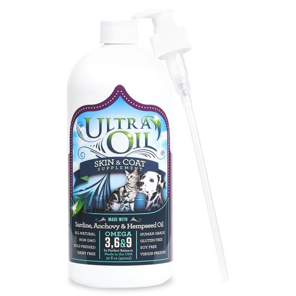 Ultra Oil Hempseed Skin & Coat Supplement 8 oz.