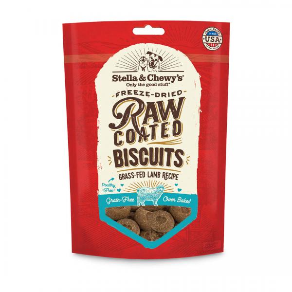 Stella & Chewy's Biscuit Raw Coated Lamb 9 oz.