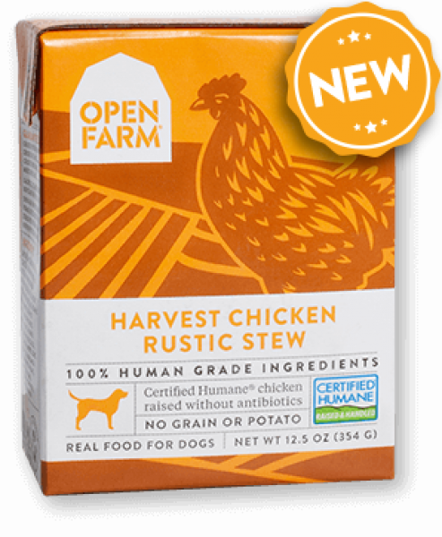 Open Farm Dog Stew Chicken Rustic 12.5 oz.