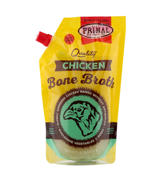 Primal Frozen Bone Broth Chicken 20 oz
