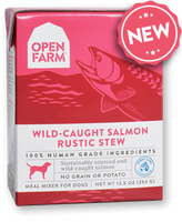 Open Farm Dog Stew Wild Caught Salmon Rustic 12.5 oz.