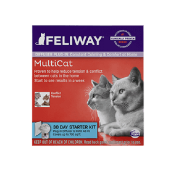 Feliway Multicat Diffuser Starter Kit