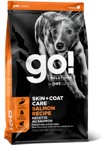Petcurean Go! Skin & Coat Dog GI Salmon 22 lb.
