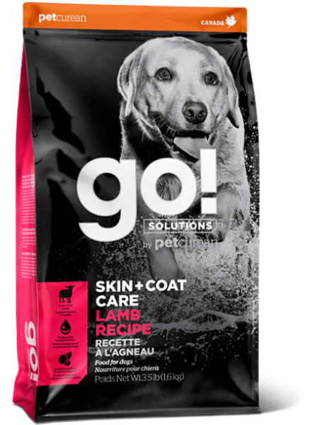 Petcurean Go! Skin & Coat Dog GI Lamb 22 lb.