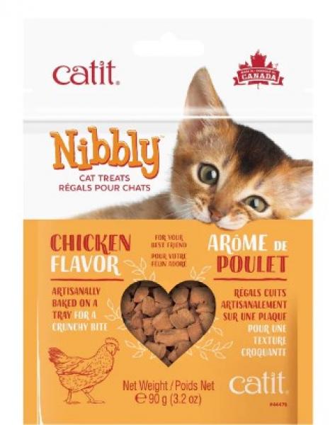 Catit Nibbly Cat Treats Chicken 3.17 oz.