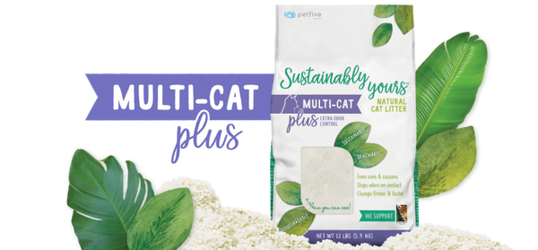 Sustainably Yours Multi Cat Plus Litter 13 lb.