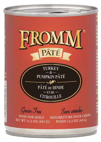 Fromm Gold Dog Can GF Turkey & Pumpkin 12.2 oz.