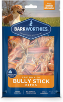 Barkworthies Bully Stick Bites Bagged 16 oz