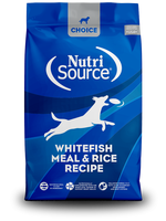 Nutrisource Choice Whitefish Meal & Rice 30 lb.