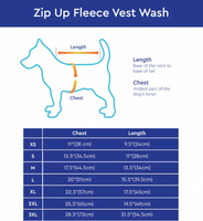 Gooby Zip Up Fleece Wash