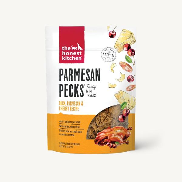 The Honest Kitchen Cookies Parmesan Pecks Duck & Cherry 8 oz.