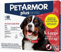PetArmor Plus Flea and Tick Topical Dog 89-132 lb 3 ct.