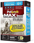 PetLock Max Flea and Tick Small Dog 4 ct