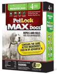PetLock Max Flea and Tick Medium Dog 4 ct