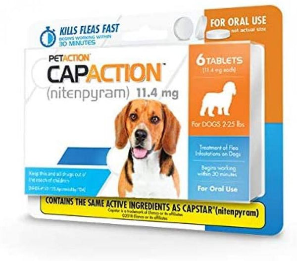 CapAction Small Dog 11.4 mg 6 ct
