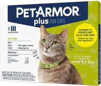 PetArmor Plus Flea and Tick Topical Cat 3 ct.
