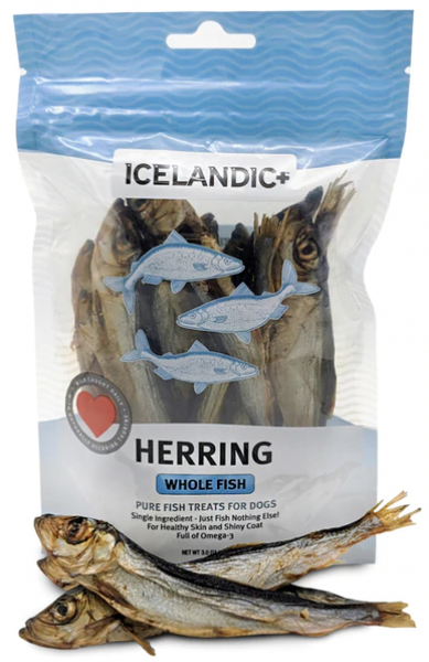 Icelandic Plus Whole Herring Treat 3 oz.