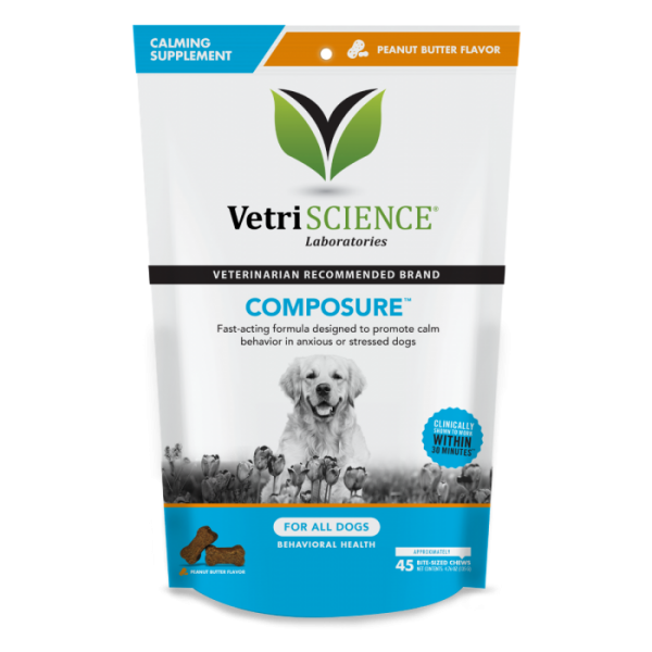 Vetri Science Dog Composure Peanut Butter 45 Ct