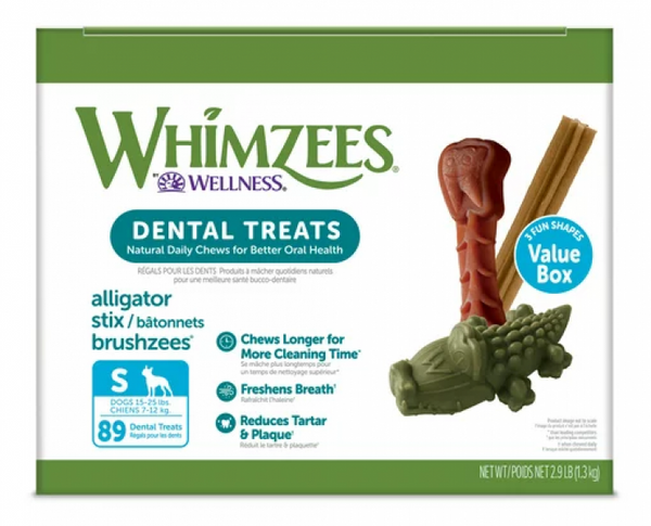 Whimzees Value Box Small 89 ct.
