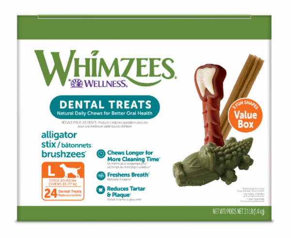 Whimzees Value Box Large 24 ct.