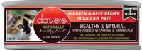 Dave's Cat Saucey Pate Chicken & Beef 5.5 oz.