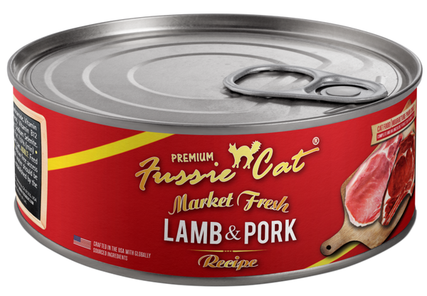 Fussie Cat Can Market Fresh Lamb & Pork 5.5 oz