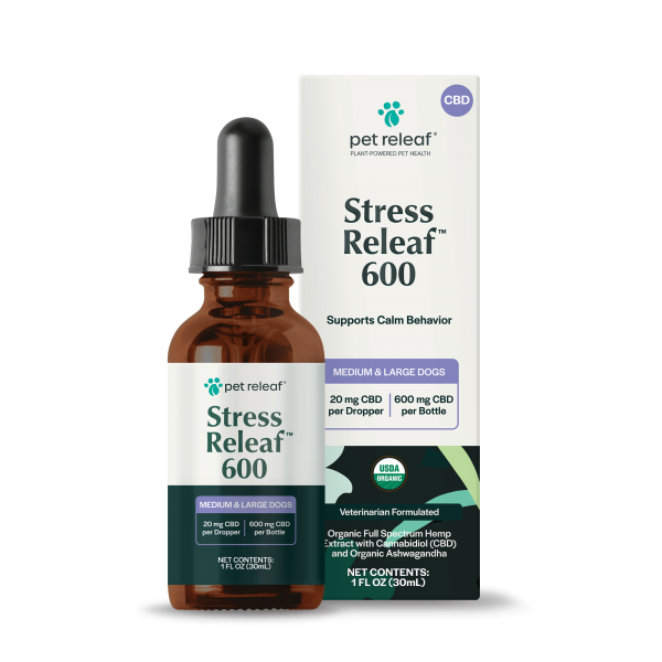 Pet Releaf Stress Releaf Organic Hemp Oil 600 mg