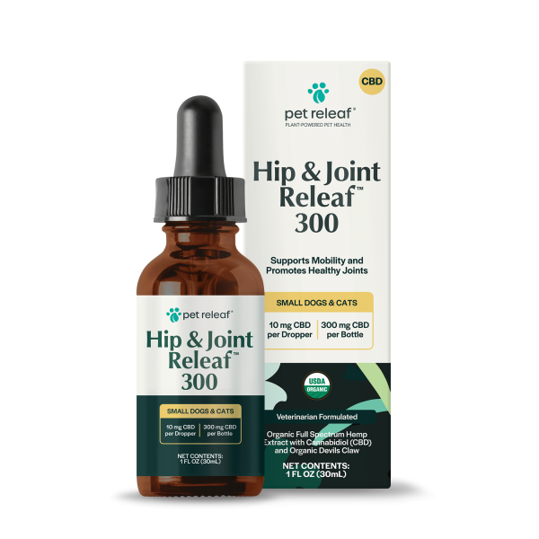 Pet Releaf Hip and Joint Organic Hemp Oil 300 mg