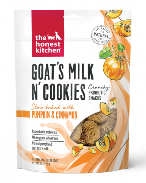 The Honest Kitchen Cookies Goat Milk n Cookies Pumpkin 8 oz.