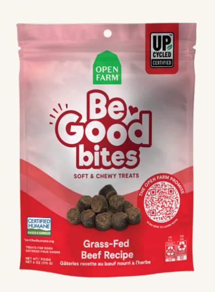 Open Farm Treat Be Good Bites Beef 6 oz