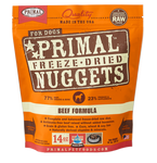 Primal Dog FD Nuggets Beef 14 oz.