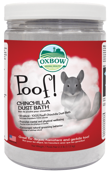 Oxbow Poof! Chinchilla Dust 2.5 lb.