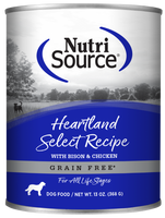 Nutrisource Dog Can Heartland Select 13 oz.